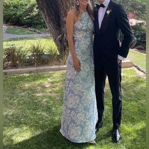 Reformation linen floor length dress